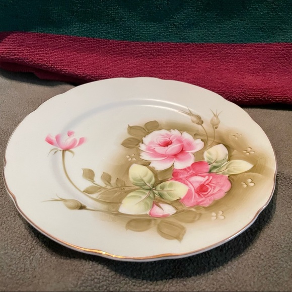 2 Vintage Leafton Full Size Footed Set Of 2 Tea Cups With Matched Saucers - Picture 2 of 4